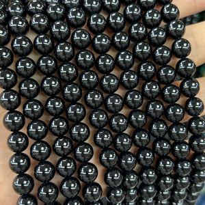 Natural Black Spinel Smooth Gemstone Beads Loose IGI Certified ZUBEDA GEMS <b>JEWELLRY</b> Rajasthan Energy Stone for Jewelry Making - Product Image 5