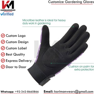 Guantes de Jardinería Premium, Guantes de Protección Transpirables con Agarre y Soporte para Trabajos en el Jardín, Suministro al por Mayor OEM - Product Image 2