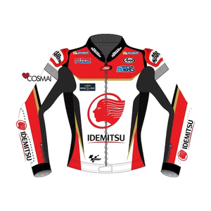 Takaaki Nakagami MotoCP <b>Racing</b> <b>Jacket</b> Zonda Custom Motorsport Vintage Style Cowhide Kangaroo Leather <b>Jacket</b>/Chaqueta - Product Image 1