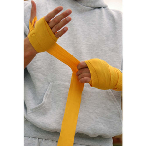 Boxing & MMA Hand Wraps with Custom Elastic Band 100% Cotton Breathable Eco-Friendly Unisex Custom Logo & Color - Product Image 4
