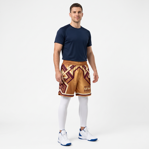 Pantalones cortos de baloncesto Cyber negros y verde azulado para hombre, al por mayor, transpirables, de malla, ropa deportiva retro, pantalones cortos de entrenamiento para gimnasio, pantalones de uniforme sublimados - Product Image 3