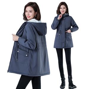 Everwarm Chaqueta de bombardero de invierno Impreso Transpirable Impermeable Reversible Puffer Coat Mujeres Casual Parka Forro con capucha - Product Image 1