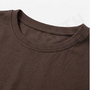 T-shirt court à manches courtes pour femme, personnalisé, léger, couleur unie, col rond, haut court, vêtements de sport haut de gamme, vêtements décontractés - Product Image 4