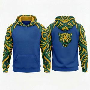 Sweats à capuche épais pour femmes et hommes, pulls oversize en polaire, streetwear uni, pour l'hiver - Product Image 3