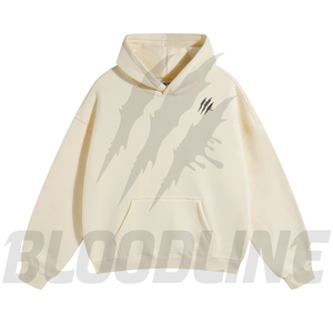 Sudadera con Capucha Unisex de Corte Regular Bloodline International, 100% Algodón Felpa, Estilo Hip Hop, Color Sólido, Bolsillo Frontal con Logotipo - Product Image 1