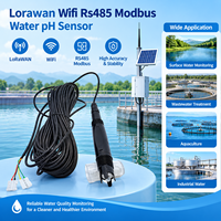 Lorawan Wifi Rs485 Modbus sonde remplaçable testeur de qualité de l'eau enregistreur de données numérique ph-mètre professionnel électrode en verre Ph