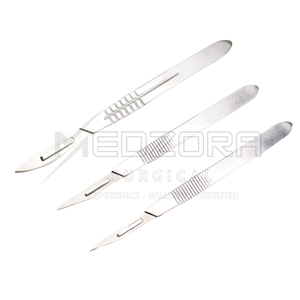 Juego de Instrumentos de Bisturí Quirúrgico de Acero Inoxidable para Dermaplaning 10 11 12 15 20, Certificado CE, Fabricado por Medzora Surgical - Product Image 2