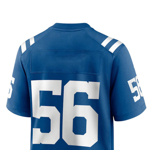 โรงงานใหม่ผลิตเสื้อแฟนคลับ SMITHY SPORTS แบบกำหนดเอง เสื้อฟุตบอลอเมริกัน ผ้าตาข่าย พิมพ์ลายด้วยความร้อน โพลีเอสเตอร์ยืดหยุ่น 100% - Product Image 5