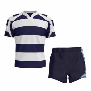 Camiseta de Rugby Retro Unisex Personalizable, Ropa Deportiva Informal Resistente, Transpirable, de Secado Rápido, que Absorbe la Humedad, 100% Poliéster - Product Image 3