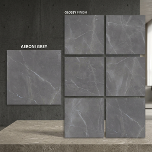 กระเบื้องพอร์ซเลนขัดเงา Alaska Marble ขนาด 800x800 มม. คุณภาพสูงจากอิตาลีและซาโตเม ปรินซิเป เหมาะสำหรับปูพื้นห้องน้ำภายนอกอาคารทันสมัย - Product Image 3