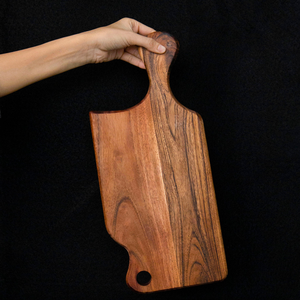 Planche à découper en bois, durable, facile à utiliser, pour couper les légumes et les fruits, antidérapante, pour une utilisation en cuisine - Product Image 2