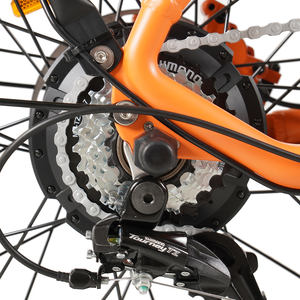 Bicicleta Eléctrica Híbrida para Adultos Vakole SG20 OEM/ODM, Fábrica China, Motor de 250W, Batería de Litio de 48V 14.4Ah, Neumático Grueso, 7 Velocidades - Product Image 4