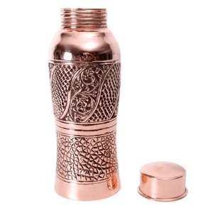 Moon Design Engraving Design High Quality Drinking Copper <b>Water</b> <b>Bottle</b> Drinkware for Indoor and Outdoor Activity - Product Image 4