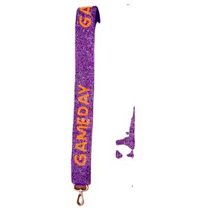 CRYSTAL CRAFT Sangle de sac à main en perles de verre pour les jours de match, couleur personnalisée, perles de rocaille, style indien, taille personnalisée, logo personnalisé accepté - Product Image 2