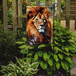 Lion <b>Garden</b> <b>Flag</b> Multicolor Tassestry for Mailbox Patio Decor Eye-catching Yard <b>Flag</b> Banner for Yard Flower Beds Artwork <b>Garden</b> - Product Image 2