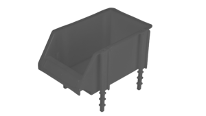 Bac de rangement en plastique PP empilable pour entrepôt, boîte à outils, fabricant vietnamien - Product Image 4