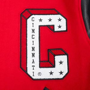 Cincinnati Bearcats Rote Varsity-Jacke mit Gesticktem Logo Rundhals Erwachsenen-Wintersportbekleidung Klassisch - Product Image 5