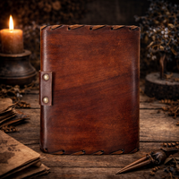 Vente en gros New Era NEE-HOCUS Journal Grimoire Hocus Pocus en cuir relié rigide, authentique accessoire de sorcellerie, Journal des Ombres 100