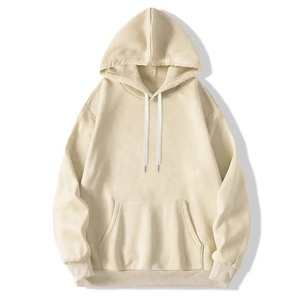 Sudadera hecha a medida de fábrica para hombre, sudadera acolchada de poliéster de Color sólido, talla con capucha, tela de punto para hombre al por mayor - Product Image 6