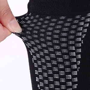 Men's Sporty Business Crew <b>Socks</b> High Solid Knitted Athletic Running <b>Socks</b> Embroidered Pattern White Brown for Winter Sports - Product Image 4