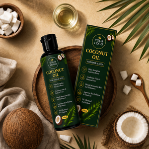 Aceite de Coco Puro para Cabello y Piel |   Aceite de Coco Virgen Natural para el Crecimiento del Cabello, Cuidado del Cuero Cabelludo y Humectación de la Piel - Product Image 4