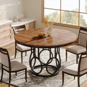 Ensemble table à manger en bois massif, moderne et contemporain pour la maison, ferme, villa, hôtel, appartement, bureau, meubles Ardena - Product Image 4