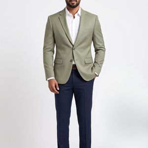 Tissu tissé extensible en polyester pur, respirant, séchage rapide, résistant aux plis, uni, léger, pour costume de mariage homme et femme - Product Image 1