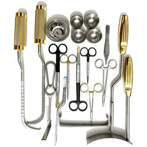Ensemble d'instruments chirurgicaux manuels en acier inoxydable de qualité supérieure pour interventions plastiques et reconstructives, usage hospitalier, complet - Product Image 3