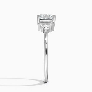 BOJ <b>Ring</b> 018 Asscher Cut 925 <b>Silver</b> Edie Art Deco Diamond <b>Ring</b> 2ct D Color VVS1 Moissanite GRA Certified Low Price Hot <b>Ring</b> Sale - Product Image 3