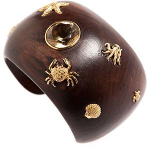 Bijoux de mode traditionnels élégants pour femmes, clous en bois faits à la main, bracelets, accessoires de mode en cristal - Product Image 2