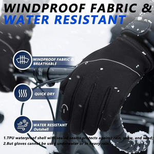 Womens Ski <b>Gloves</b> Windproof Thermal Touchscreen Waterproof Winter Warm Snow <b>Gloves</b> Skiing Cycling Outdoor Sports Winter <b>Gloves</b> - Product Image 3