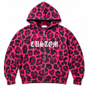 Sweat à capuche zippé personnalisé à imprimé crâne, coupe oversize, style streetwear gothique Y2K, pour homme, fournisseur de mode décontractée - Product Image 3