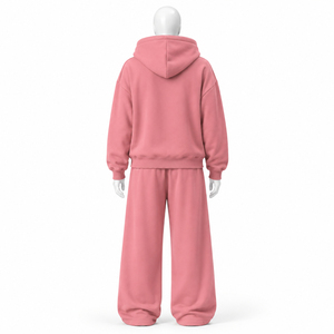 Ensemble jogging et sweat à capuche oversize pour femme 2026 – Survêtement streetwear décontracté deux pièces en molleton de coton écologique pour l'hiver – Mode urbaine - Product Image 2
