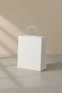 ถุงกระดาษสีแดงคราฟท์แบบมีหูหิ้วแบน สำหรับใส่ของขวัญ ของชำร่วย ของตกแต่ง หรือเครื่องประดับ ราคาประหยัด สีแดงอมน้ำตาลเข้มแบบอิฐ - Product Image 4