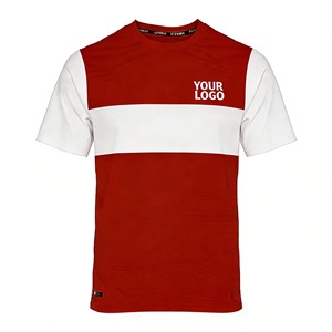 Camiseta Deportiva de Fútbol para Hombre, Primavera/Verano, Seda de Hielo, UPF50+, Secado Rápido, Transpirable, Cuello Redondo, para Correr - Product Image 4