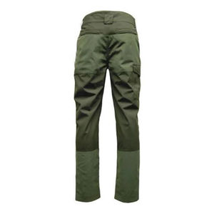 Pantalon de chasse pour homme, design uni, renfort aux genoux, poches zippées, tissu en toile, respirant, coupe-vent, doublure en coton - Product Image 2