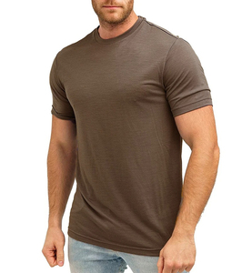 T-shirts décontractés pour hommes, t-shirts légers pour hommes, t-shirts unis pour hommes en vente, logo personnalisé, prix bas - Product Image 5