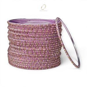 Bracelets tendance pour femmes en acier inoxydable rose charmant, plaqués or avec cristaux scintillants, parfaits pour le quotidien et les mariages – Vente chaude - Product Image 2