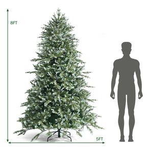Albero di Natale Artificiale in Abete con Cerniere, 2,4 Metri, Punte Miste in PE e PVC - Product Image 4