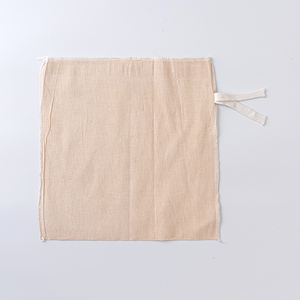 Sac filtrant en lin pour cuisine, chaussette filtrante en tissu 30 x 30 cm, sac de filtration réutilisable pour la préparation des aliments - Product Image 2