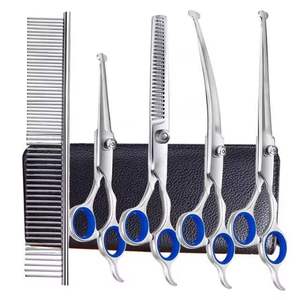 Stainless Steel Thinning Straight Hair <b>Scissors</b> Set Professional Pet Grooming <b>Scissors</b> - Product Image 6