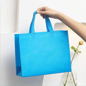 Nouveaux sacs de courses en coton biologique tissé personnalisables avec logo, résistants à l'humidité et légers, pour ceintures et cravates - Product Image 3