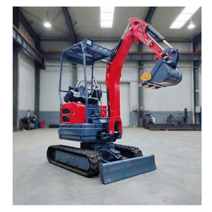 Mini-excavatrice à prix avantageux, petite machine de terrassement avec moteur diesel pour la construction, l'agriculture et l'aménagement paysager - Product Image 1