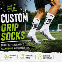 Fabricant Usine Vente Personnalisé Antidérapant Grip Chaussette Hommes Gym Football Chaussettes Personnalisé Tube Soccer Grip