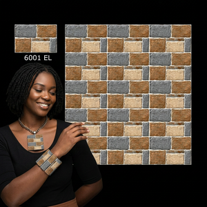Innovative Commercial Modern Exterior Satin Matt Finish Ceramic Glazed Elevation <b>Wall</b> Tiles 250x375mm - Product Image 3