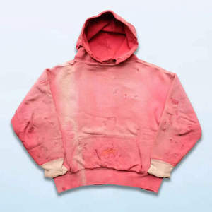 Sudadera con Capucha Extra Grande Unisex de Algodón Francés, Tie Dye con Degradado de Color, Bolsillo, Manga Regular, para Otoño - Product Image 2