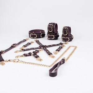 Kit de 11 Piezas de Correas de Cuero Genuino de Lujo, Estilo Vintage, Resistentes, Personalizables con Marca, OEM, Equipo de Bondage y Fetichismo, Proveedor Directo RTTS-0027 - Product Image 2