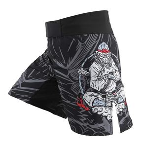 Vente chaude Imprimé Respirant Séchage Rapide Léger MMA Shorts Haute Qualité Spandex/Polyester Shorts De Boxe En Gros Porter - Product Image 6