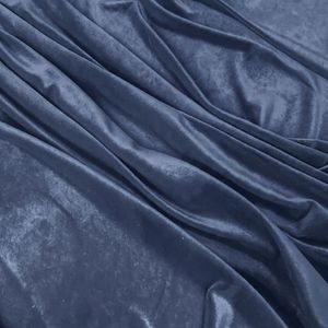 Tissu en velours 100 % polyester doux, respirant et à séchage rapide, suède tricoté moyen, tissé uni, matière pour vêtements de mariage pour filles - Product Image 3