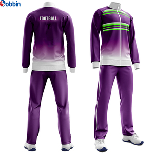 Conjunto Deportivo Personalizado para Hombre, Chaqueta y Pantalones con Cierre Completo, Degradado Azul y Amarillo, Secado Rápido, Impresión por Sublimación - Product Image 4